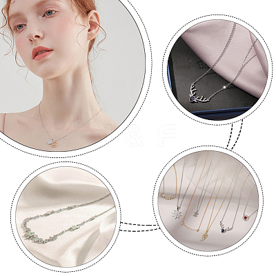 DIY 304 Stainless Steel Necklace Making Kits DIY-UN0001-85-1