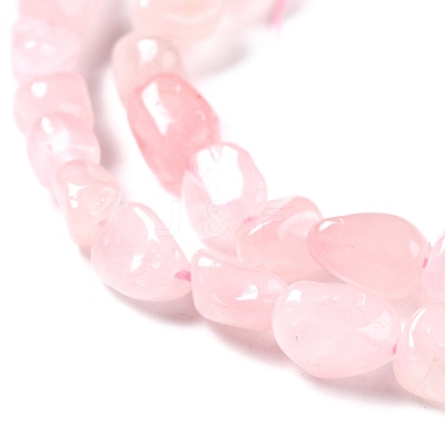 Natural Madagascar Rose Quartz Beads Strands G-G018-13-1