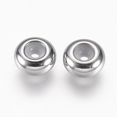 201 Stainless Steel Beads STAS-G142-7mm-P-1