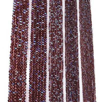 Electroplate Glass Beads Strands LS-EGLA-A044-T3mm-L13-1