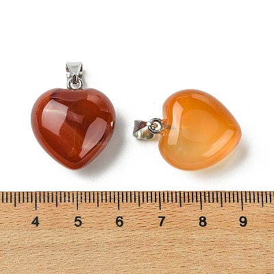 Natural Carnelian Pendants G-F820-10A-04-1