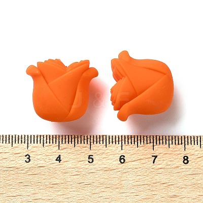 Rose Shape Silicone Beads SIL-S011-02C-1