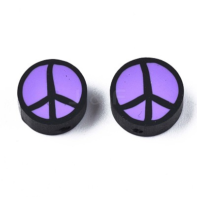 Handmade Polymer Clay Beads CLAY-N007-006-01-1