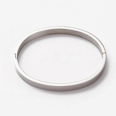 Non-Tarnish 304 Stainless Steel Bangles STAS-I169-03A-P-1