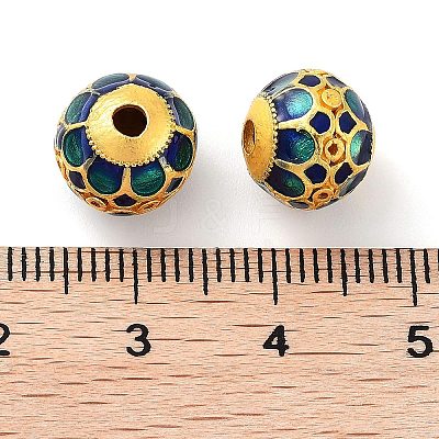 Alloy Enamel Beads ENAM-B001-07A-1