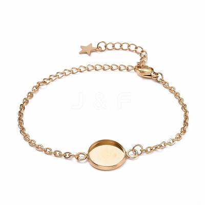 Ion Plating(IP) 304 Stainless Steel Bracelet Making STAS-L248-006G-B-1