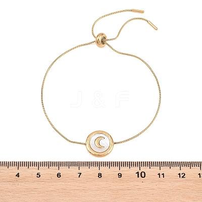 Adjustable 304 Stainless Steel Snake Chain Bracelets BJEW-D460-04G-1