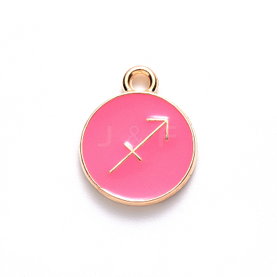Alloy Enamel Pendants LS-X-ENAM-S124-01B-03F-1