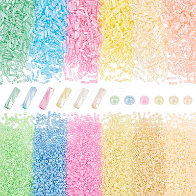 6000Pcs 12 Style Glass Seed Beads SEED-PH0002-13-1