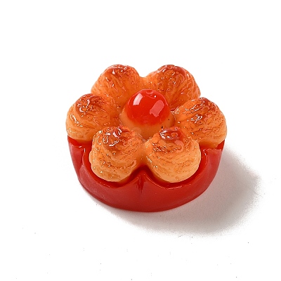 Opaque Resin Imitation Food Decoden Cabochons X-CRES-A058-02E-1