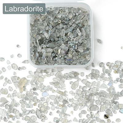 50G Natural Labradorite Beads G-YW0001-76-1