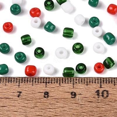 Opaque & Transparent Glass Seed Beads SEED-Q041-06C-1