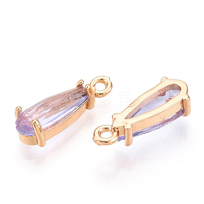 Faceted Glass Pendants X1-GLAA-T010-004F-1