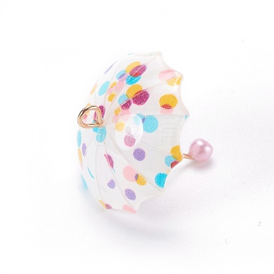 Resin Pendants CRES-M007-04B-1
