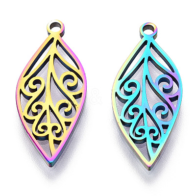 Ion Plating(IP) 304 Stainless Steel Pendants STAS-T063-207M-1