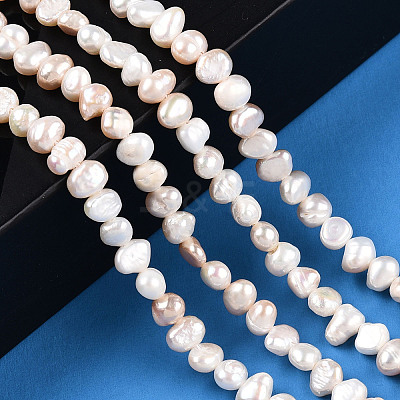 Natural Cultured Freshwater Pearl Beads Strands PEAR-N014-04D-01-1