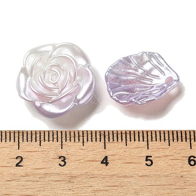 Opaque Acrylic Beads OACR-H039-03B-1