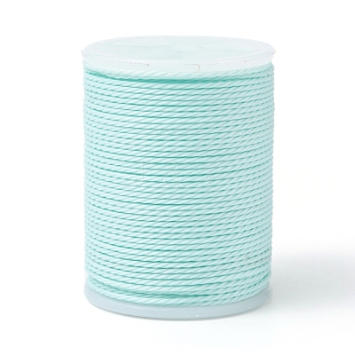 Round Waxed Polyester Cord X-YC-G006-01-1.0mm-31-1
