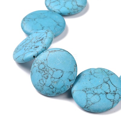 Synthetic Turquoise Beads Strands G-P469-06-1