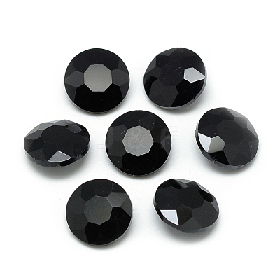 Pointed Back Glass Rhinestone Cabochons RGLA-T029-12mm-23-1