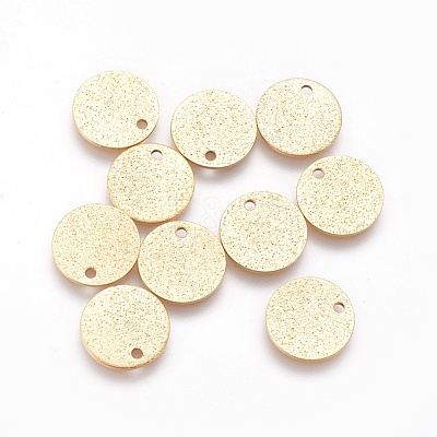 Ion Plating(IP) 304 Stainless Steel Charms STAS-E455-02G-12mm-1