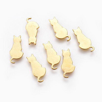 Alloy Kitten Cabochons PALLOY-WH0051-01G-06-1