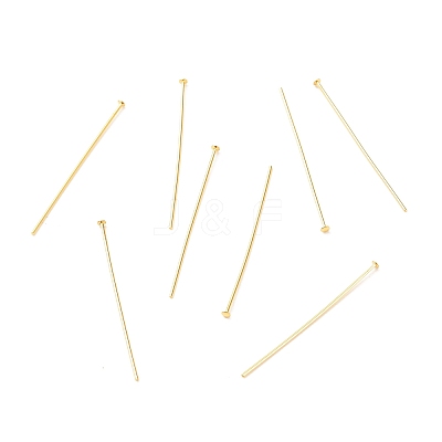 Brass Flat Head Pins X-KK-F824-114D-G-1