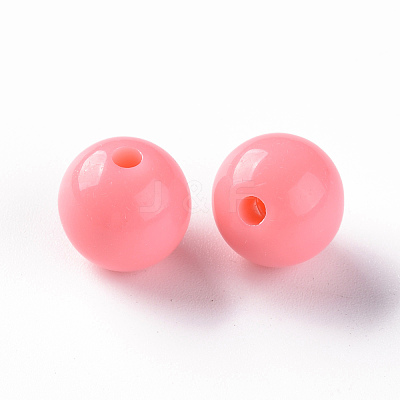 Opaque Acrylic Beads MACR-S370-C10mm-A04-1