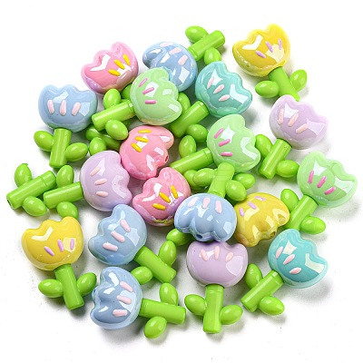 Enamel Acrylic Beads MACR-K341-05-1