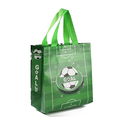 Football Printed Non-Woven Waterproof Tote Bags ABAG-P012-B02-1