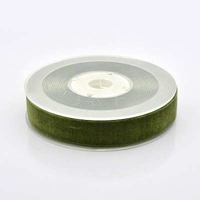 Polyester Velvet Ribbon for Gift Packing and Festival Decoration SRIB-M001-19mm-570-1