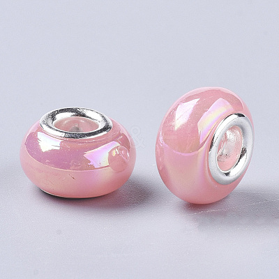 Opaque Resin European Beads RPDL-T038-007J-1