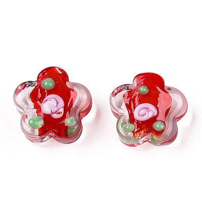 Handmade Bumpy Lampwork Beads LAMP-N024-04B-1