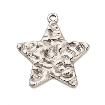 304 Stainless Steel Pendants STAS-P417-04B-P-1