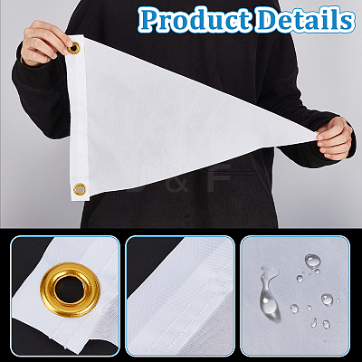 Polyester Marine Signal Flag AJEW-WH0485-77A-1
