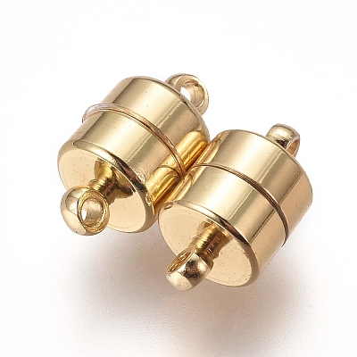 Brass Magnetic Clasps X-KK-I664-06G-1