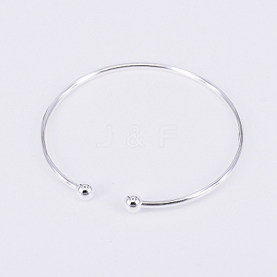 Brass Torque Bangles KK-WH0034-22P-1-1