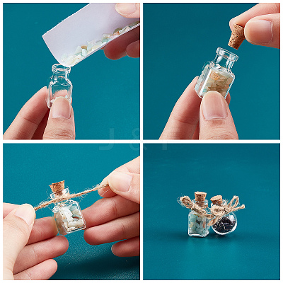 DIY Wishing Bottle Making Kits DIY-PH0001-06-1