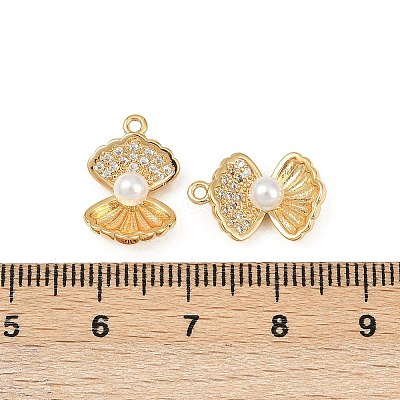 Brass Micro Pave Cubic Zirconia Pendants X1-KK-F902-06B-G-1