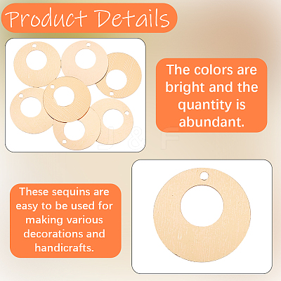 150G Ornament Accessories Plastic Paillette/Sequins Pendants KY-CY0001-15A-1