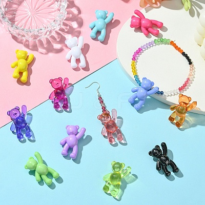 40Pcs 20 Colors Opaque Acrylic Pendants FIND-YW0005-77-1