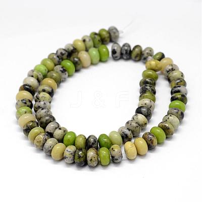 Natural Serpentine Beads Strands G-N0170-001-6.5mm-1