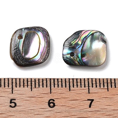 Natural Paua Shell Pendants SSHEL-D084-10A-1