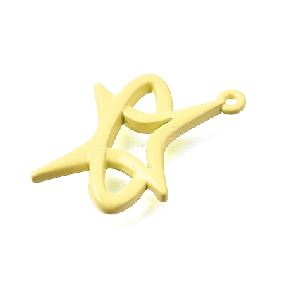 Spray Painted Alloy Pendants AL-CBA31C4-01C-1