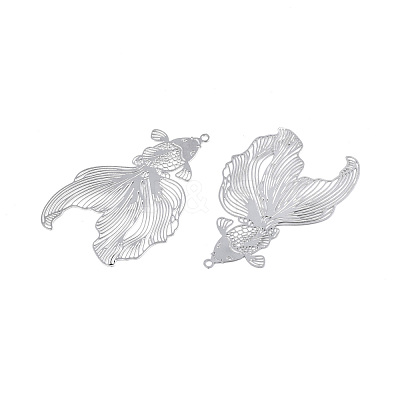 201 Stainless Steel Pendants STAS-N102-24P-1