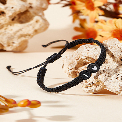 1Pc Adjustable Nylon Cord Braided Bracelets for Women Men BJEW-LP0001-31A-I-1