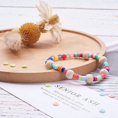 Handmade Polymer Clay Beads CLAY-PH0001-09-1