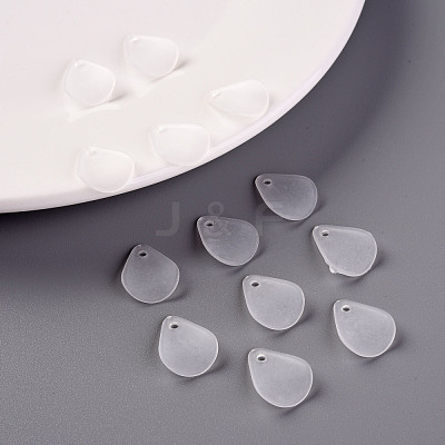 Transparent Frosted Acrylic Pendants MACR-S371-09A-701-1