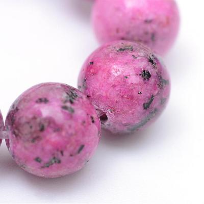 Natural Sesame Jasper/Kiwi Jasper Bead Strands G-R345-10mm-13-1