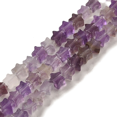 Natural Amethyst Beads Strands G-G085-B01-01-1